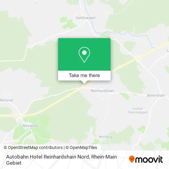 Карта Autobahn Hotel Reinhardshain Nord