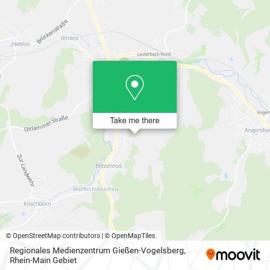 Regionales Medienzentrum Gießen-Vogelsberg map