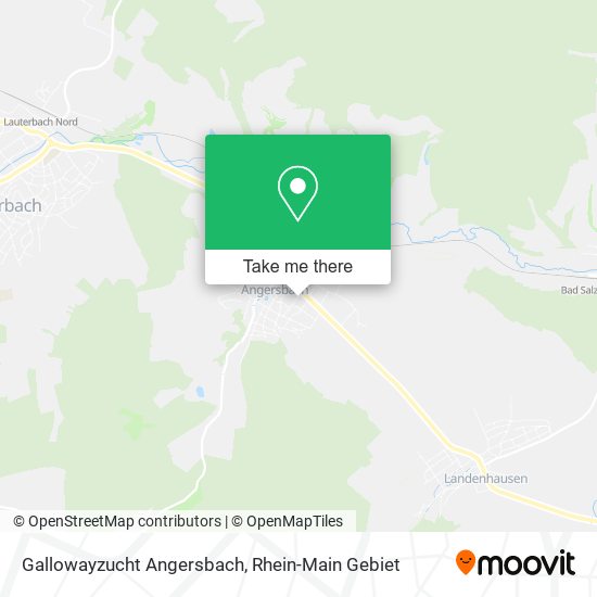 Gallowayzucht Angersbach map