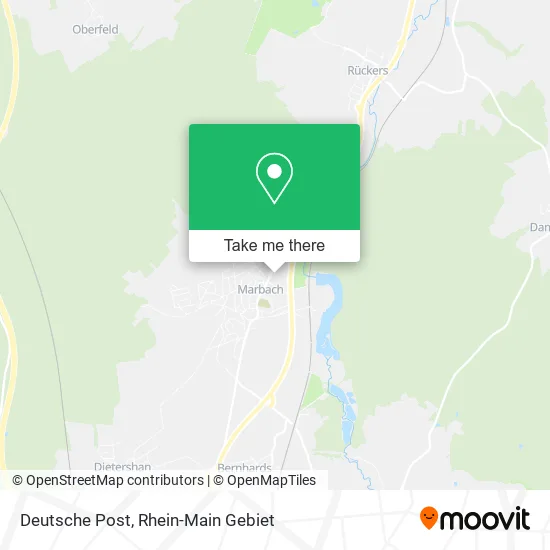 Карта Deutsche Post