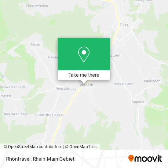 Карта Rhöntravel