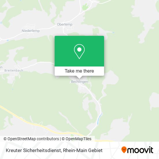 Kreuter Sicherheitsdienst map
