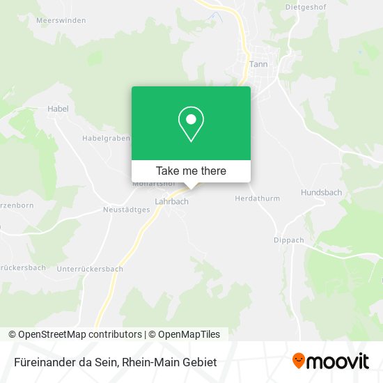 Füreinander da Sein map