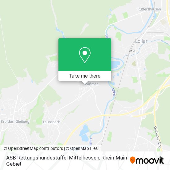 ASB Rettungshundestaffel Mittelhessen map