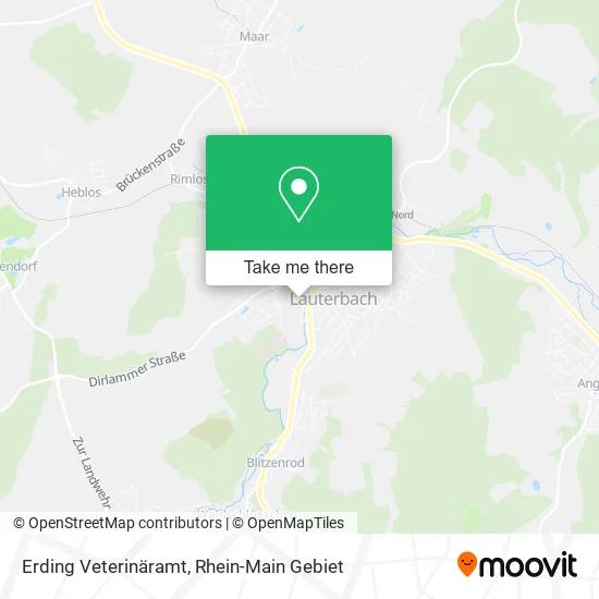 Карта Erding Veterinäramt