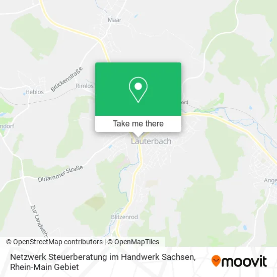 Карта Netzwerk Steuerberatung im Handwerk Sachsen