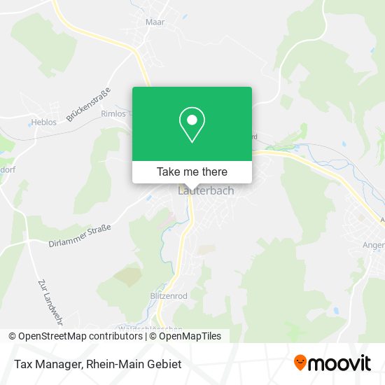 Tax Manager map