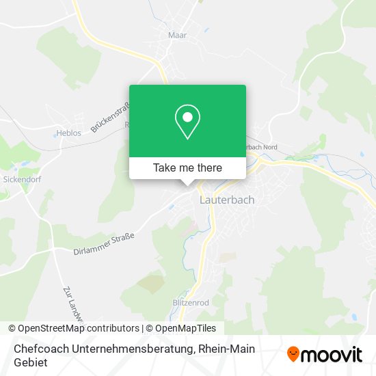 Chefcoach Unternehmensberatung map