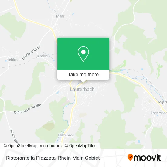 Ristorante la Piazzeta map