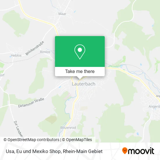 Карта Usa, Eu und Mexiko Shop