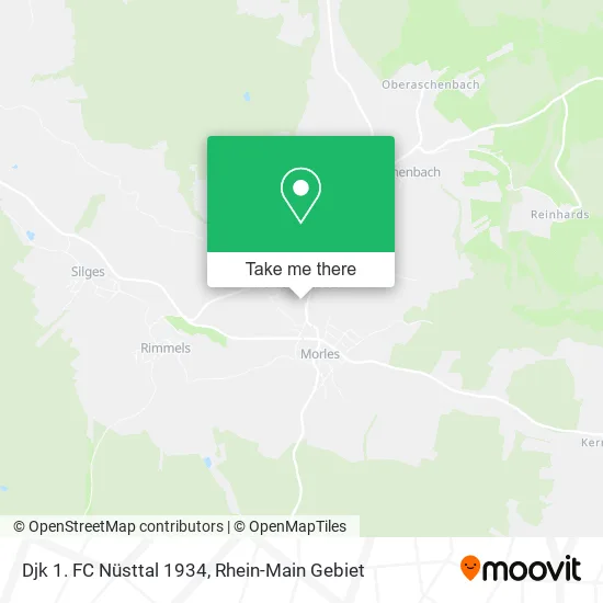 Карта Djk 1. FC Nüsttal 1934