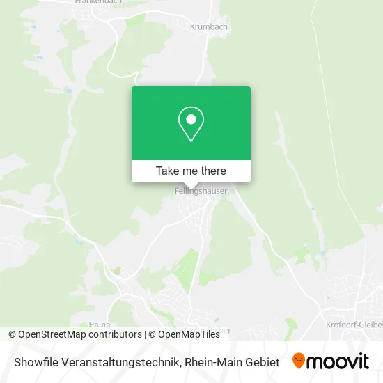 Карта Showfile Veranstaltungstechnik