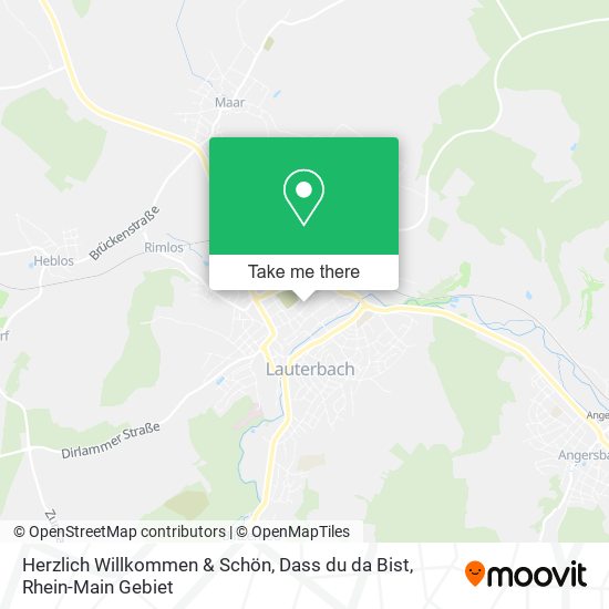 Herzlich Willkommen & Schön, Dass du da Bist map