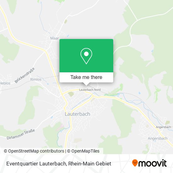 Eventquartier Lauterbach map