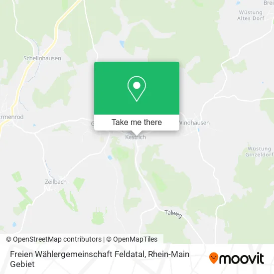 Карта Freien Wählergemeinschaft Feldatal