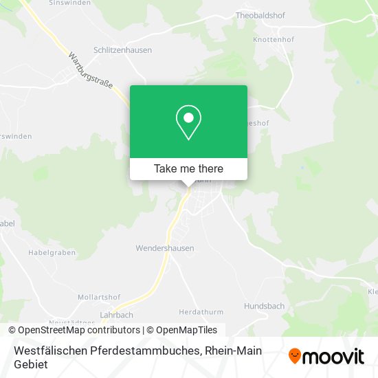 Westfälischen Pferdestammbuches map
