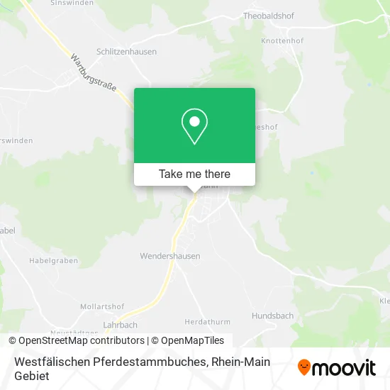 Карта Westfälischen Pferdestammbuches