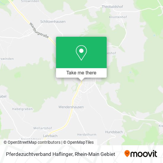 Pferdezuchtverband Haflinger map