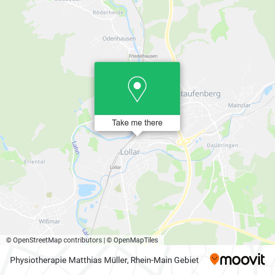 Physiotherapie Matthias Müller map
