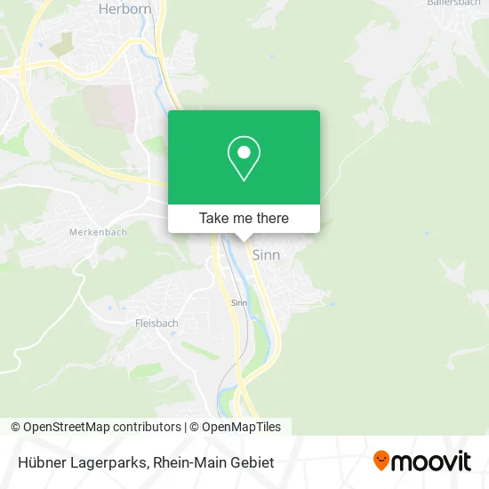 Карта Hübner Lagerparks