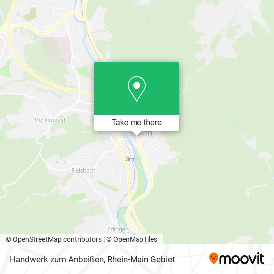 Карта Handwerk zum Anbeißen