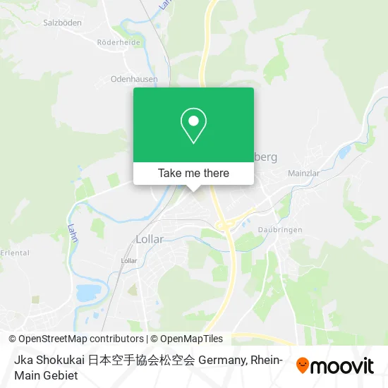 Карта Jka Shokukai 日本空手協会松空会 Germany