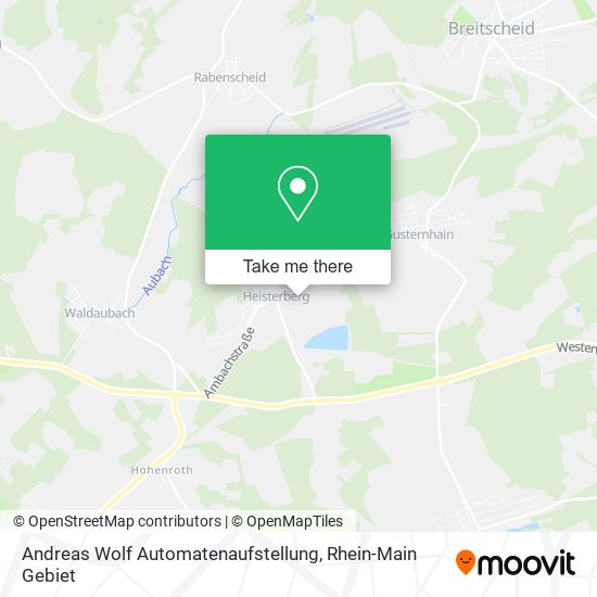 Andreas Wolf Automatenaufstellung map
