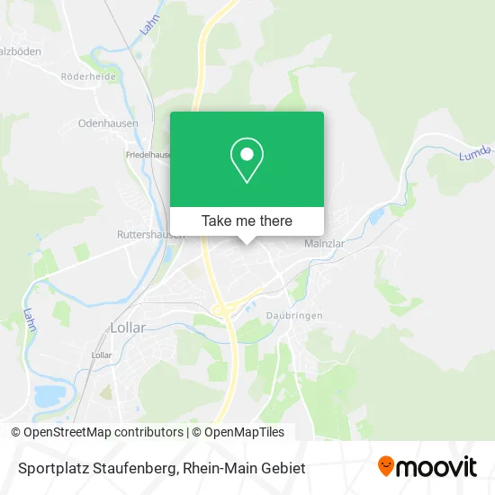 Карта Sportplatz Staufenberg