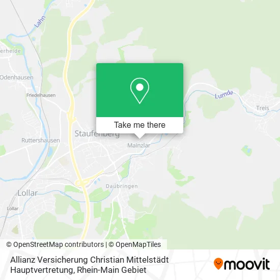 Карта Allianz Versicherung Christian Mittelstädt Hauptvertretung