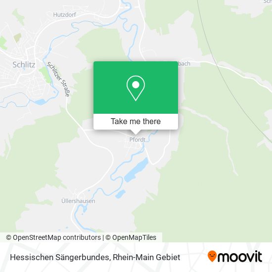 Hessischen Sängerbundes map