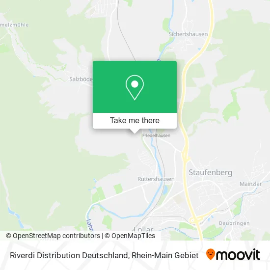 Карта Riverdi Distribution Deutschland