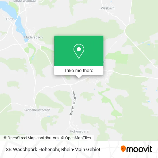 Карта SB Waschpark Hohenahr