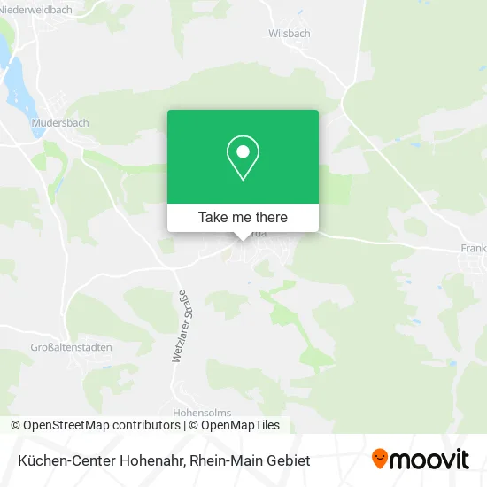 Карта Küchen-Center Hohenahr