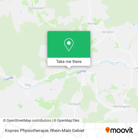 Карта Kopreo Physiotherapie