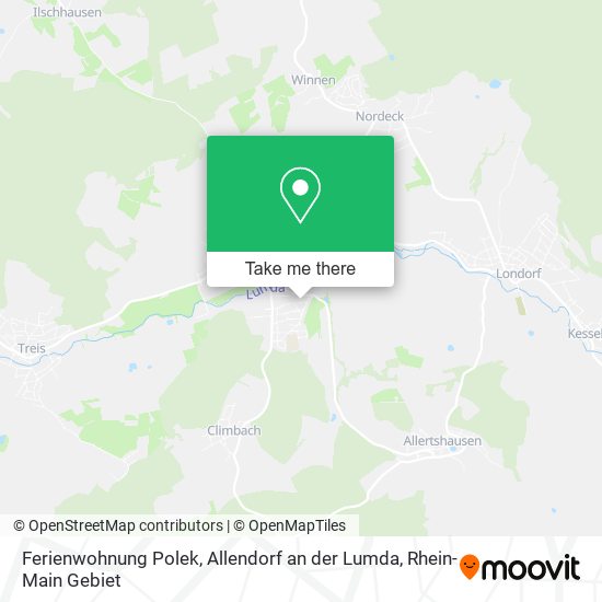 Ferienwohnung Polek, Allendorf an der Lumda map