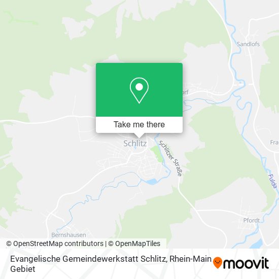 Evangelische Gemeindewerkstatt Schlitz map