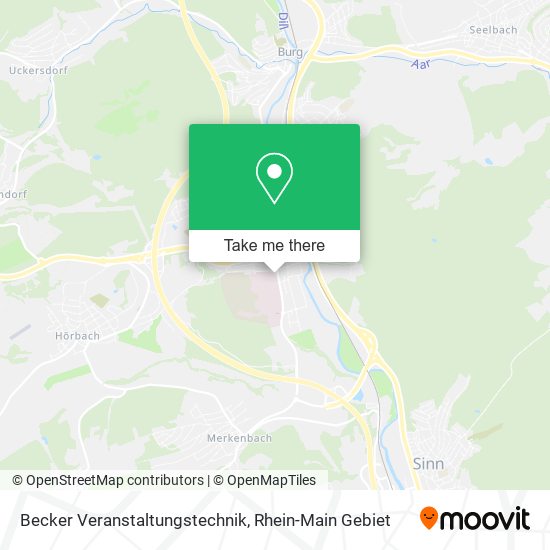 Becker Veranstaltungstechnik map