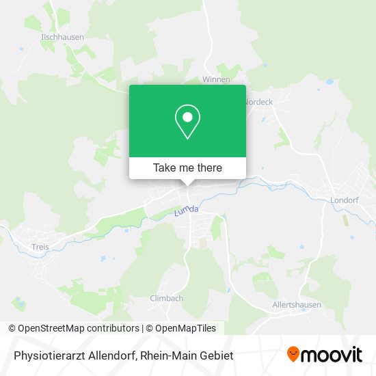 Physiotierarzt Allendorf map