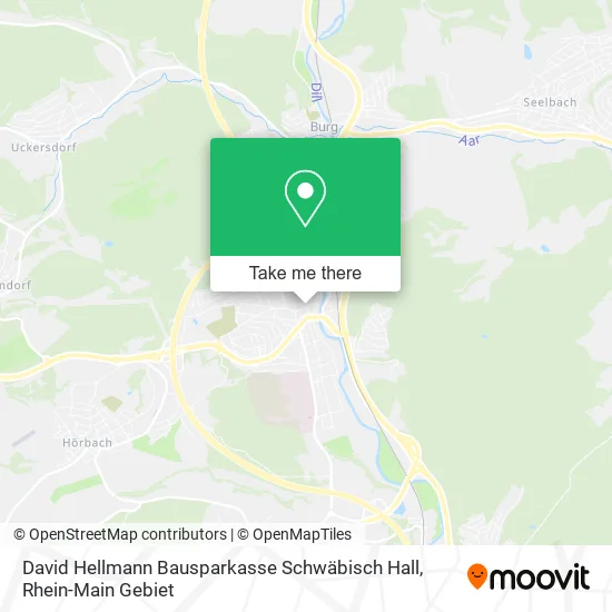Карта David Hellmann Bausparkasse Schwäbisch Hall