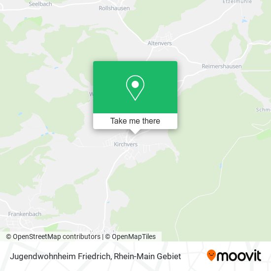 Jugendwohnheim Friedrich map