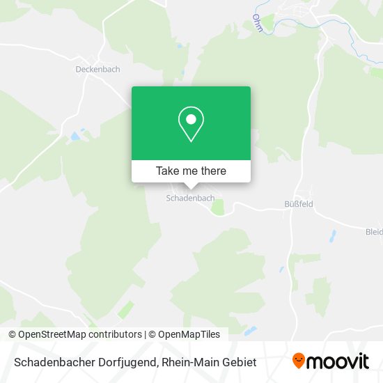 Schadenbacher Dorfjugend map