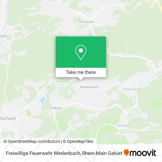 Freiwillige Feuerwehr Medenbach map