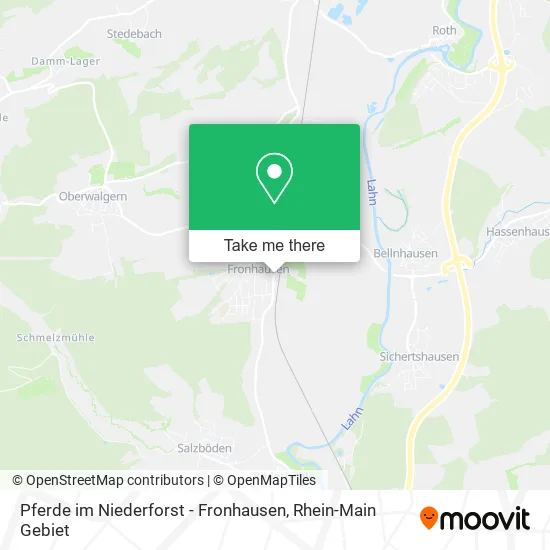 Карта Pferde im Niederforst - Fronhausen