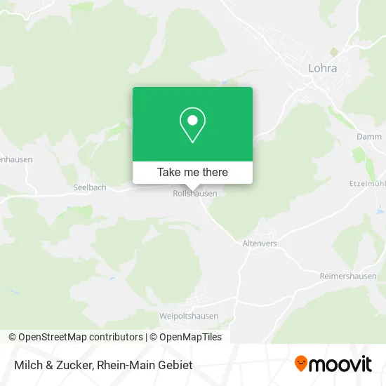 Карта Milch & Zucker