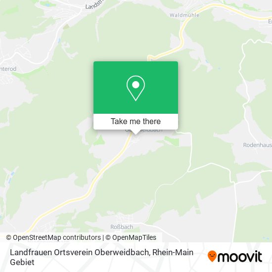 Landfrauen Ortsverein Oberweidbach map