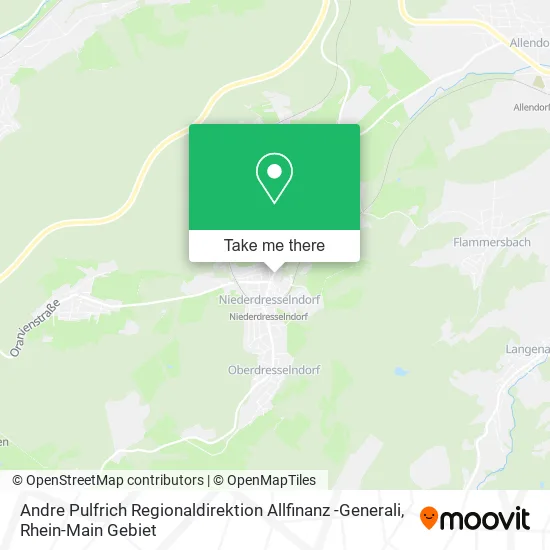 Карта Andre Pulfrich Regionaldirektion Allfinanz -Generali