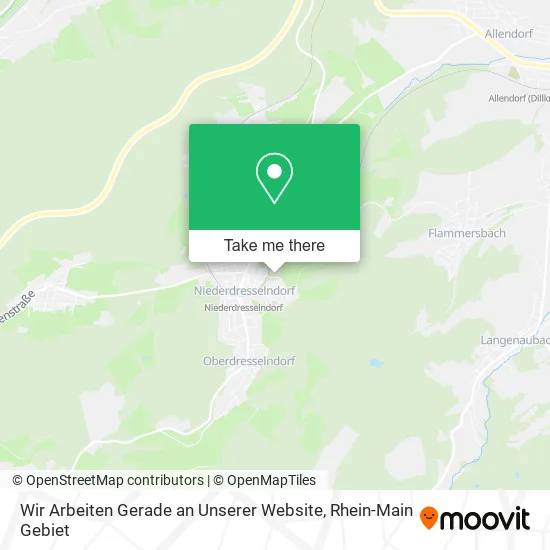 Карта Wir Arbeiten Gerade an Unserer Website