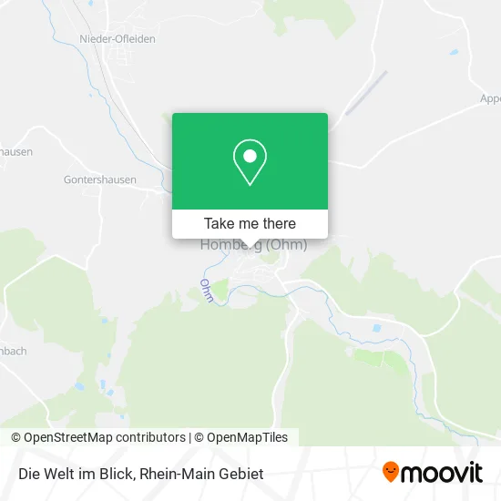 Карта Die Welt im Blick