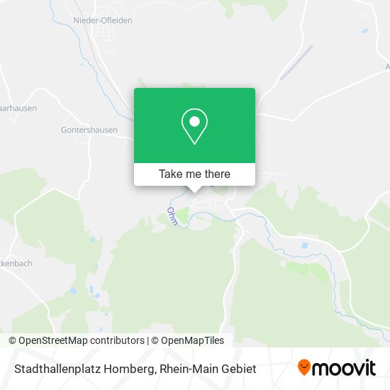 Stadthallenplatz Homberg map