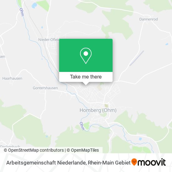 Arbeitsgemeinschaft Niederlande map